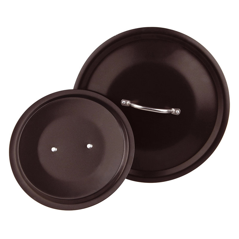 Batteria pentole Set Al-Black 2 induzione - 5 pz - Pentole Agnelli