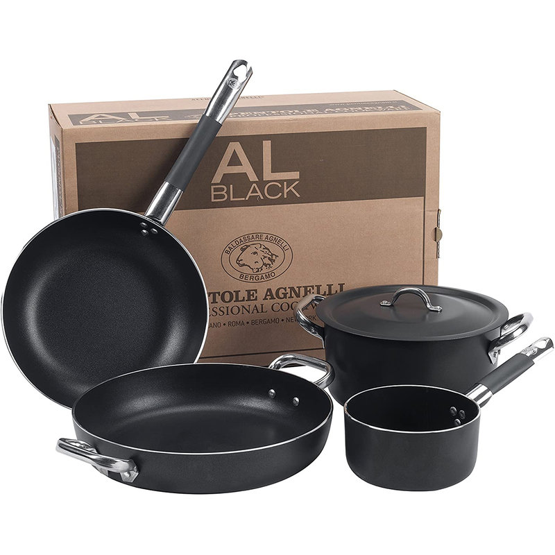 Cookware Set al-black 4 - 5 pcs