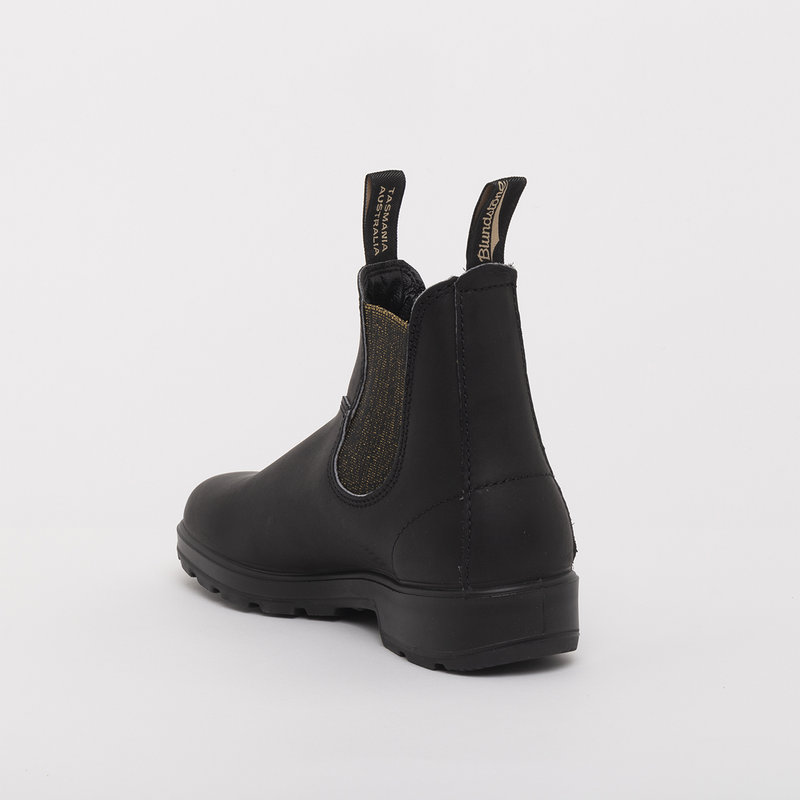 Blundstone 2031 black and gold glitter ankle boots