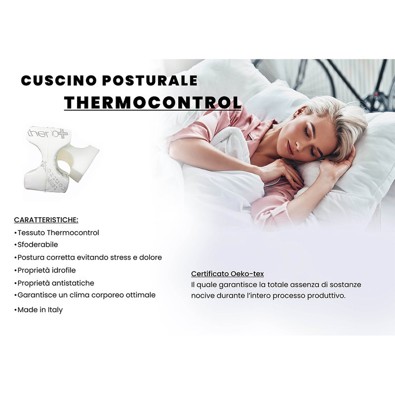 Cuscino postural Thermocontrol, blanco - Datex eliminati - Compra en Ventis.