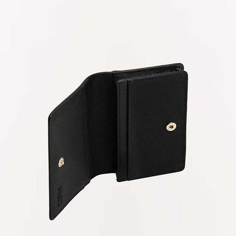 Saint Laurent Black Leather Card Holder Nd Donna Tu