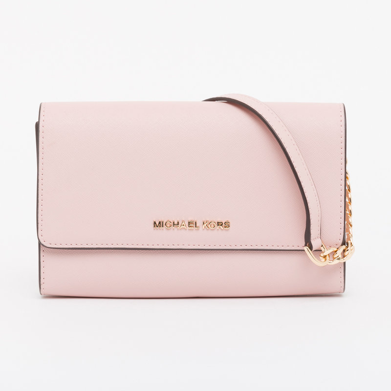 Michael Kors Pink Saffiano Leather Flap 3in1 Crossbody Bag Michael Kors