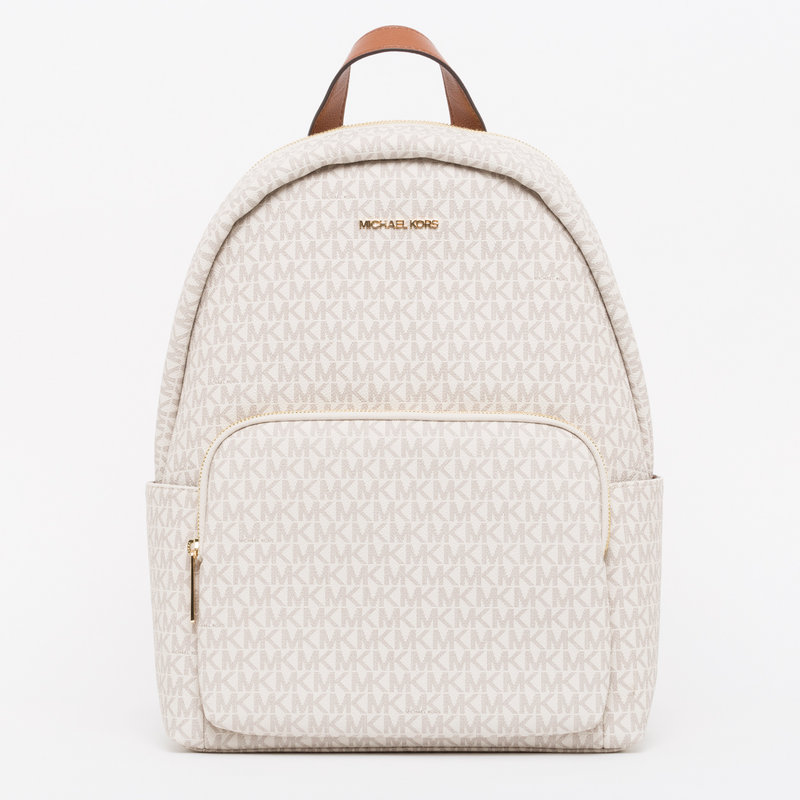 Michael Kors Erin large backpack with vanilla logo print - Michael