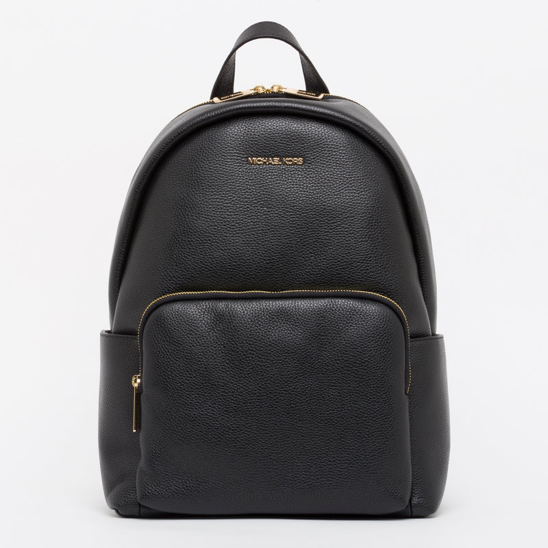 Michael Kors Erin large backpack in black leather - Michael Kors