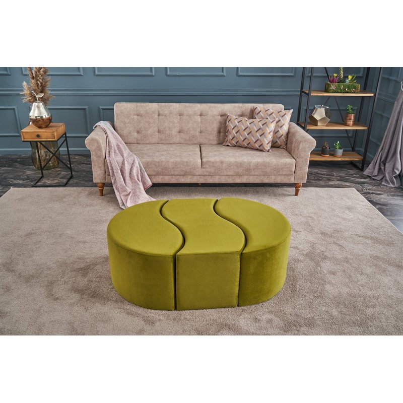 Alya Puf - Pouf verde - Atelier del sofa - Acquista su Ventis.