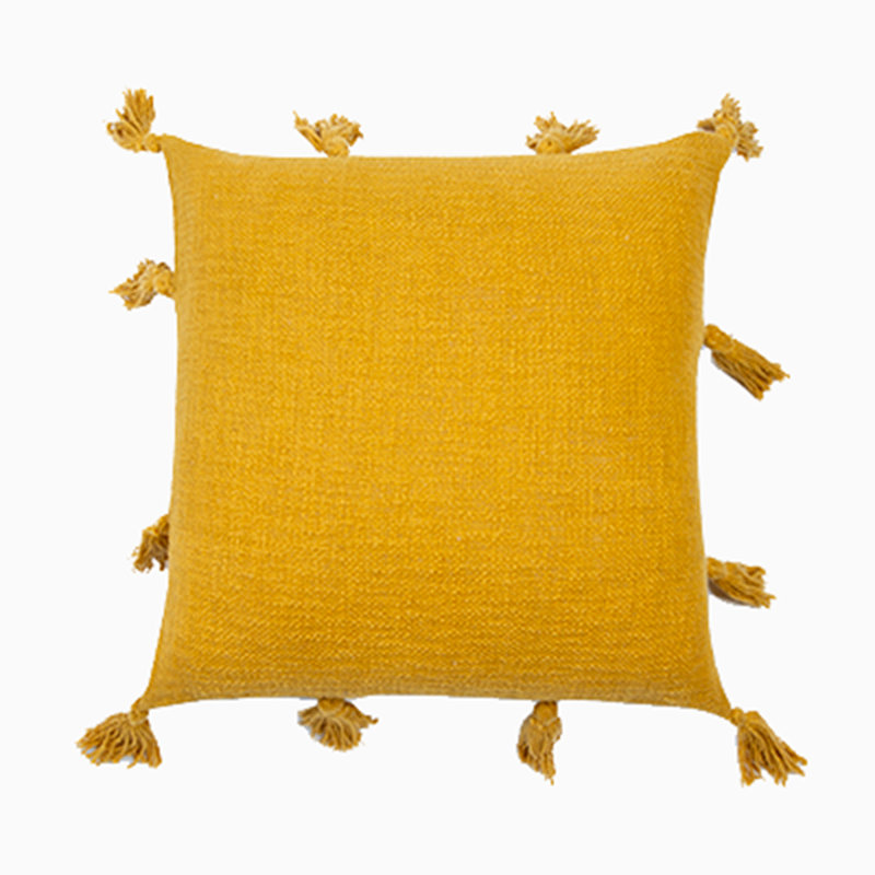 Federa cuscino 60x60 cm, Giallo Ocra - Tessile Lino - Acquista su