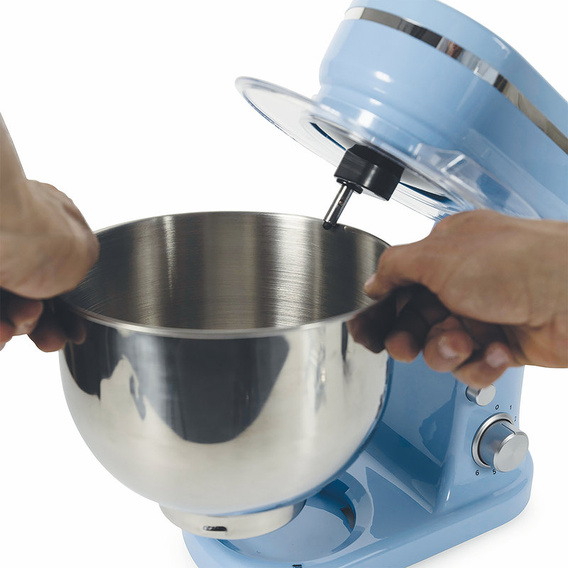 Planetary mixer 1200W 5l 6 speed powder blue