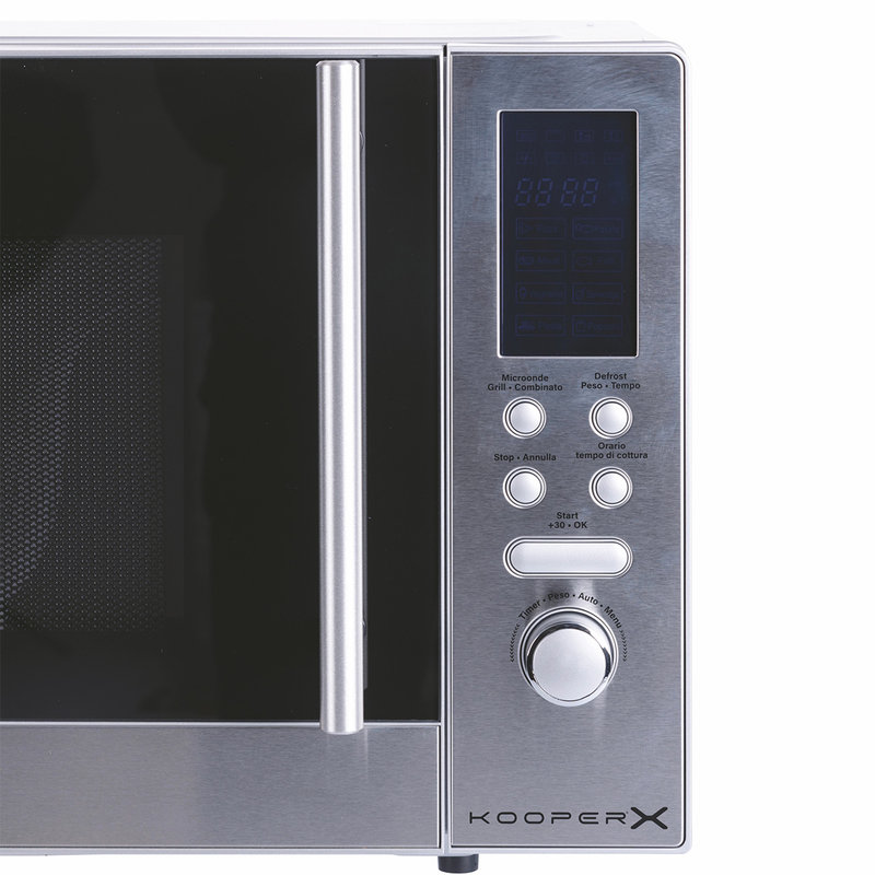 AlPentolone  FORNO MICROONDE COMBINATO 39LT 1350W INVERTER INOX VAPORE