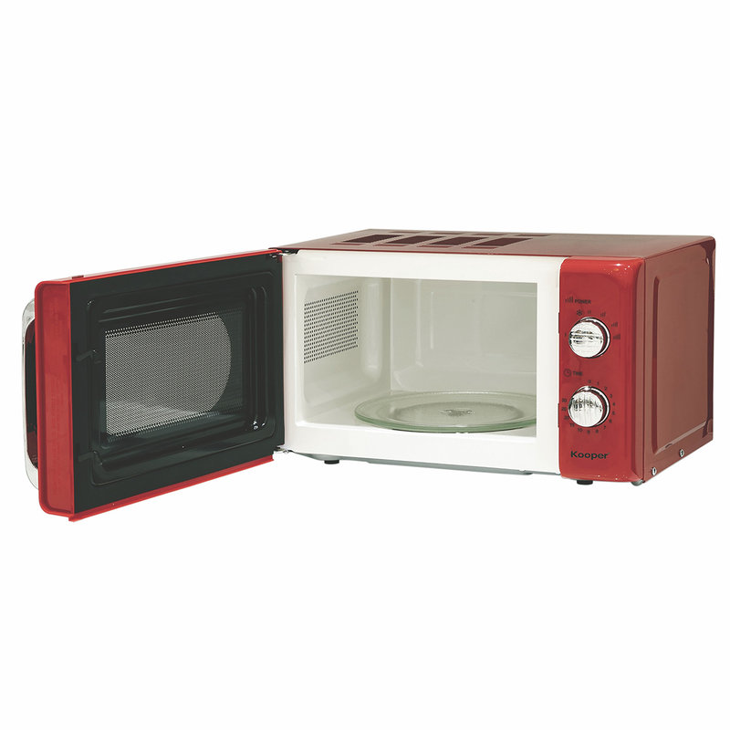 Vintage forno microonde 20lt rosso 700W