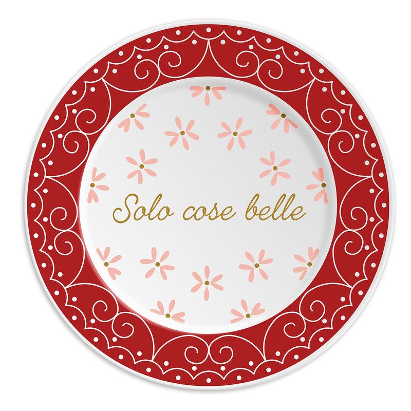 Piatto in porcellana Special Day 21cm SOLO COSE BELLE - Ilaria I