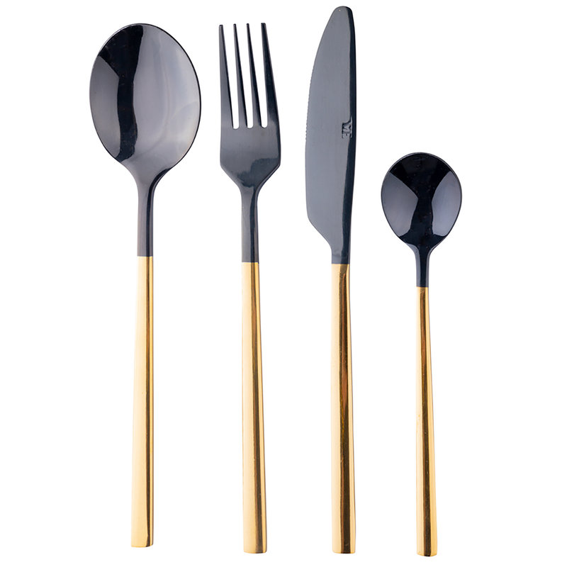 Tivoli Black Silverware Set