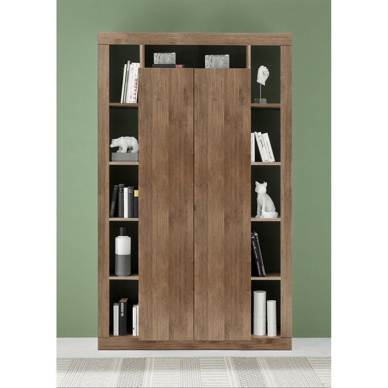 Credenza/Libreria 2 ante TIAKI, rovere miele - TFT Home - Acquista su  Ventis.