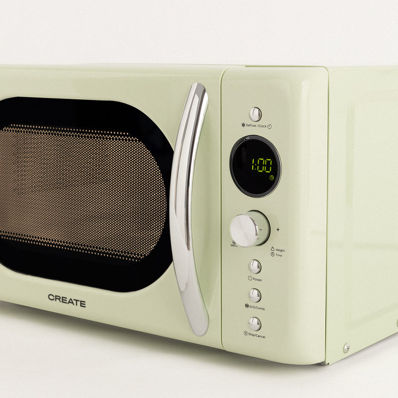 RETRO GRILL 900 - Forno a microonde combinato da 20 litri, verde - Create -  Acquista su Ventis.