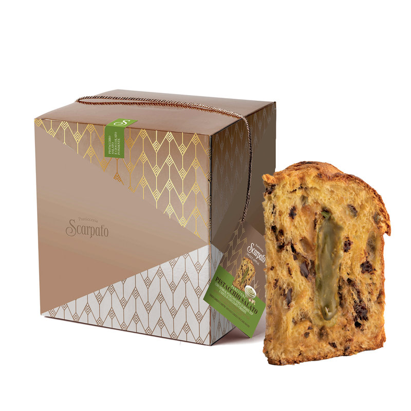 Panettone à la pistache, Dacasto (1 Kg)