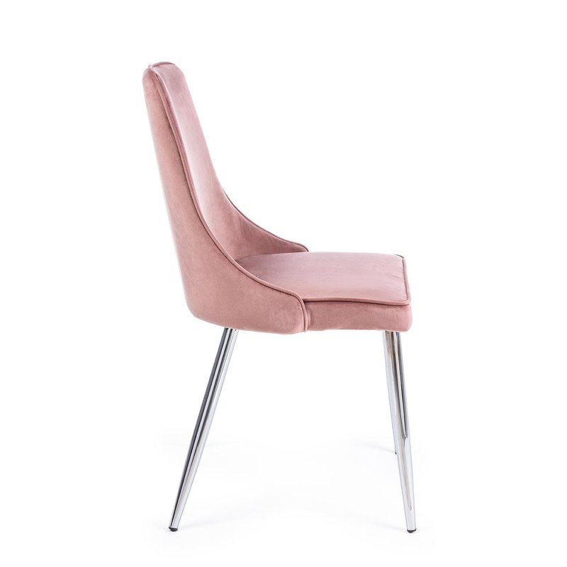 Set 2 sedie Corinna velluto rosa - Bizzotto - Acquista su Ventis.