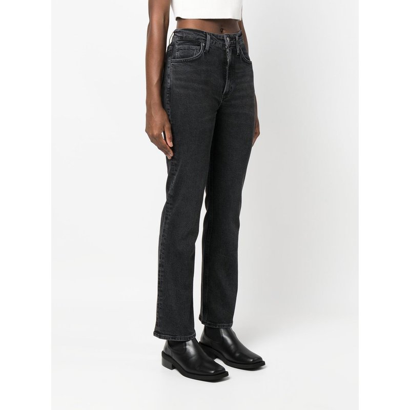 Valen high waisted jeans in technique