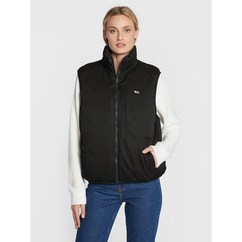 monogram puffer vest