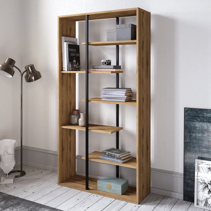 Presto - noce, libreria nera - Hanah home - Acquista su Ventis.