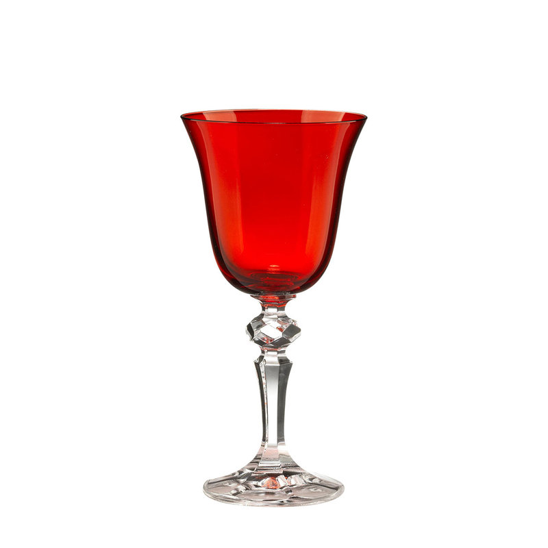 Zaccaria calice vino h.17.5 cm rosso 6 pz - Onlylux - Acquista su Ventis.