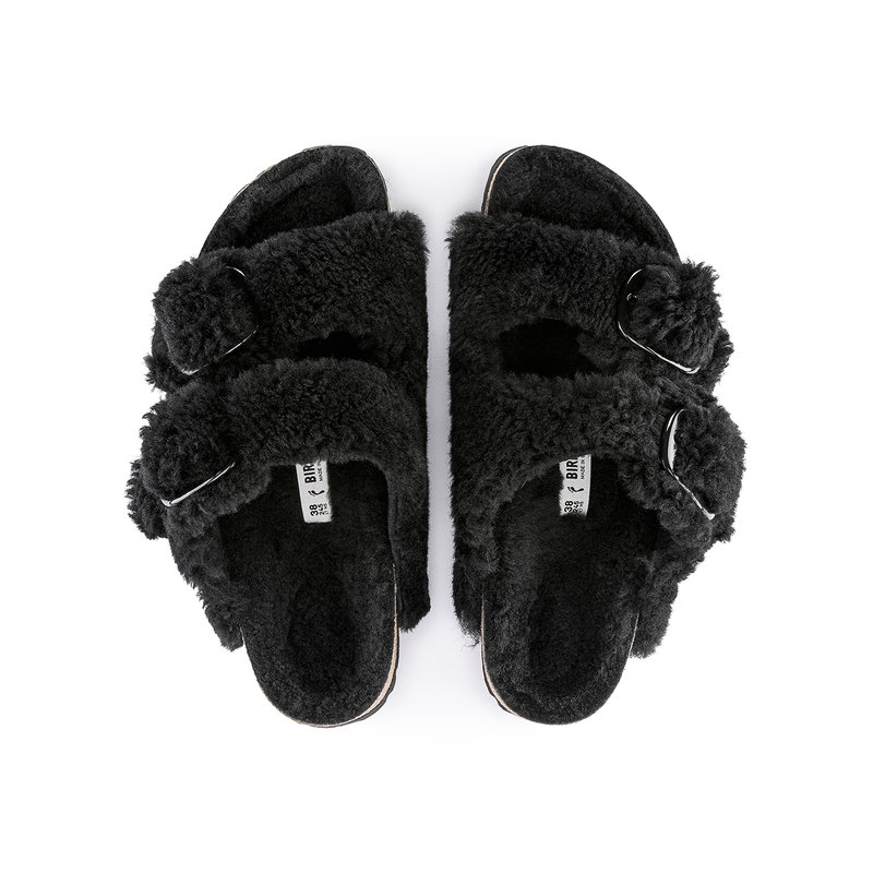 Arizona Big Buckle Shearling Shearling Teddy Black