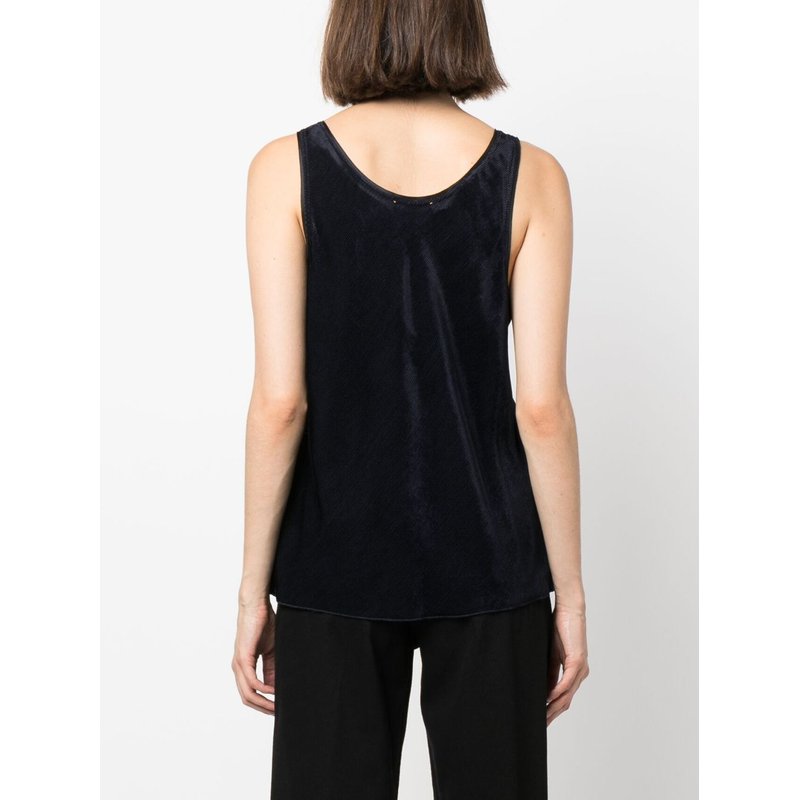 Fluid Ribbed Velvet Tank Top - Forte_Forte - Purchase on Ventis.