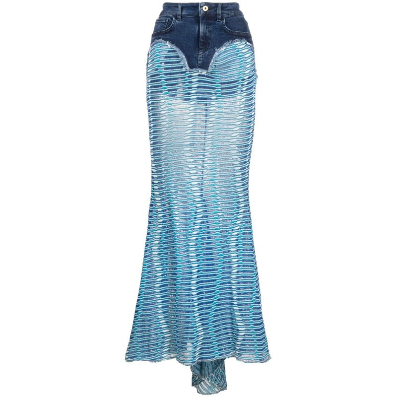 Vintage Fishtail Mermaid Denim Skirt For Women Stretch Waist, Sexy Floor  Length Jean Low Rise Maxi Skirt From Pu05, $25.53 | DHgate.Com