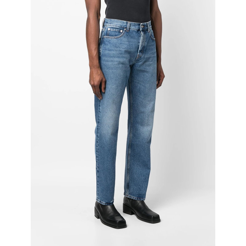 Straight Cut Worn Jeans - Séfr - Purchase on Ventis.