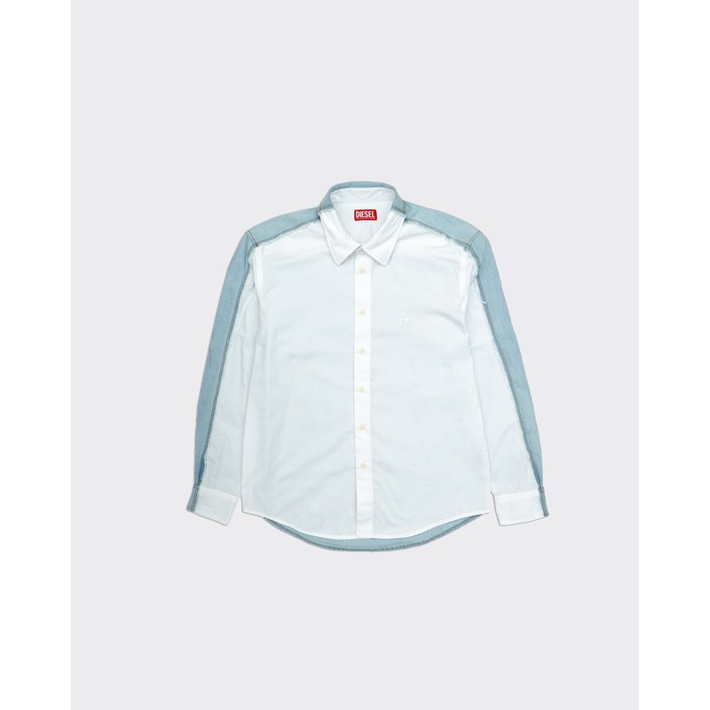 Shirt s Warh Denim-White - Diesel - Purchase on Ventis.