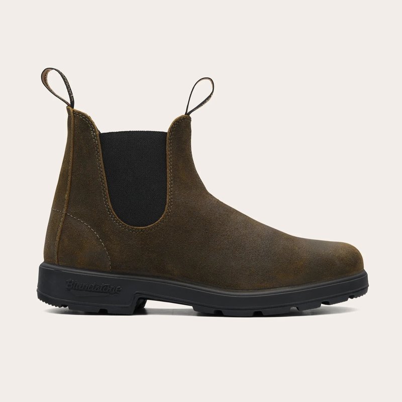 1615 Dark Olive Waxed Suede Blundstone Purchase on Ventis