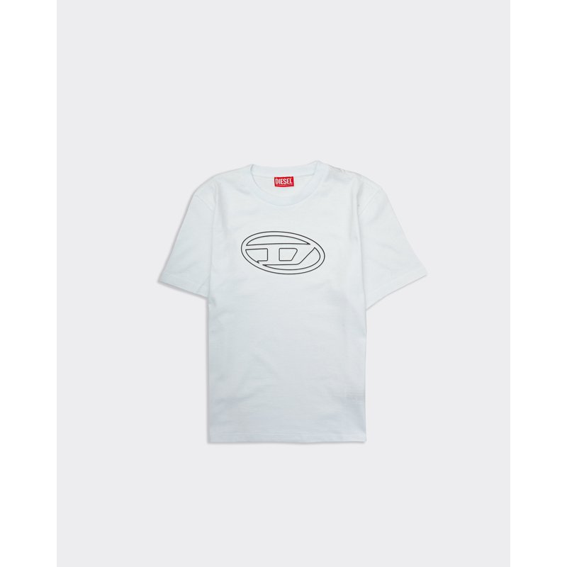 Just Bigoval White T-Shirt