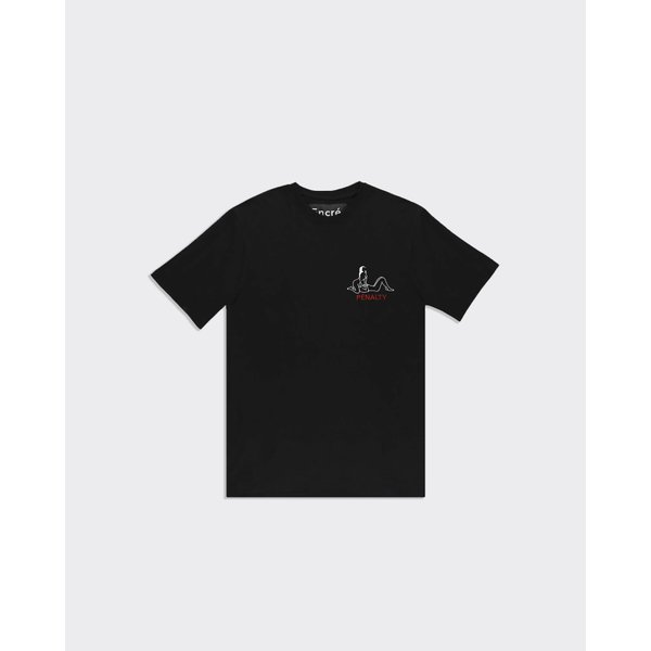 T-shirt noir de pénalité Encré. vista0