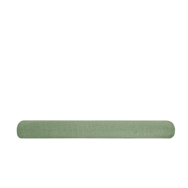 Pure Linen Stonewash Fitted Sheet Olive Puro lino vista0
