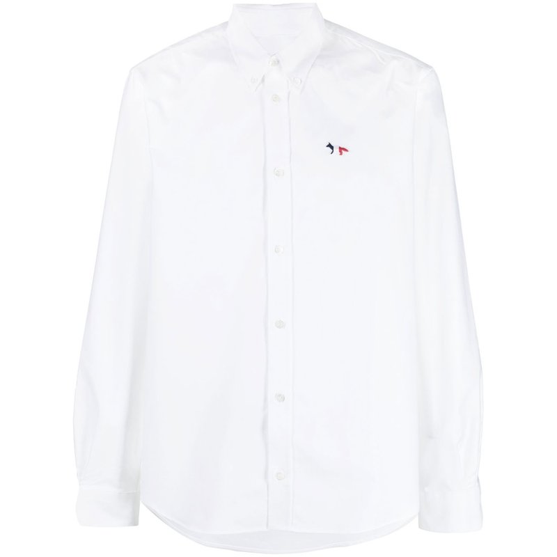 Tricolor Fox Patch Classic Shirt bd Fm00400wc2010