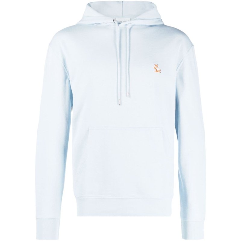 Chillax Patch Regular Hoodie Lm00706km0001 - Maison Kitsuné