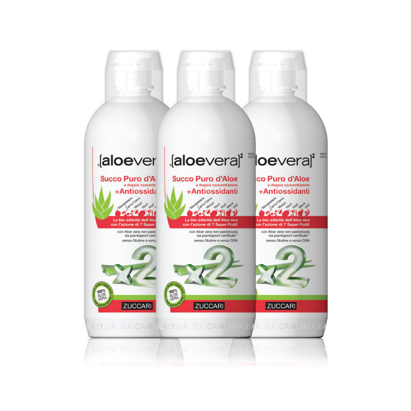 3 botellas - Jugo de aloe vera con antioxidantes - Zuccari - Compra en  Ventis.