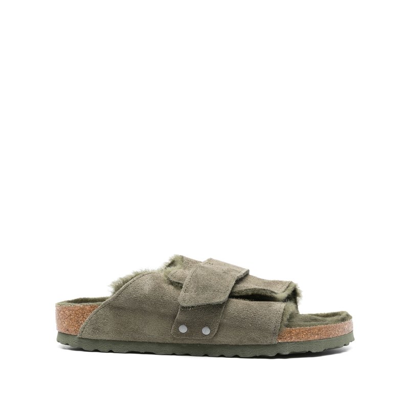 Kyoto Shearling Thyme, Suede Leather/nubuck 1025698 - Birkenstock