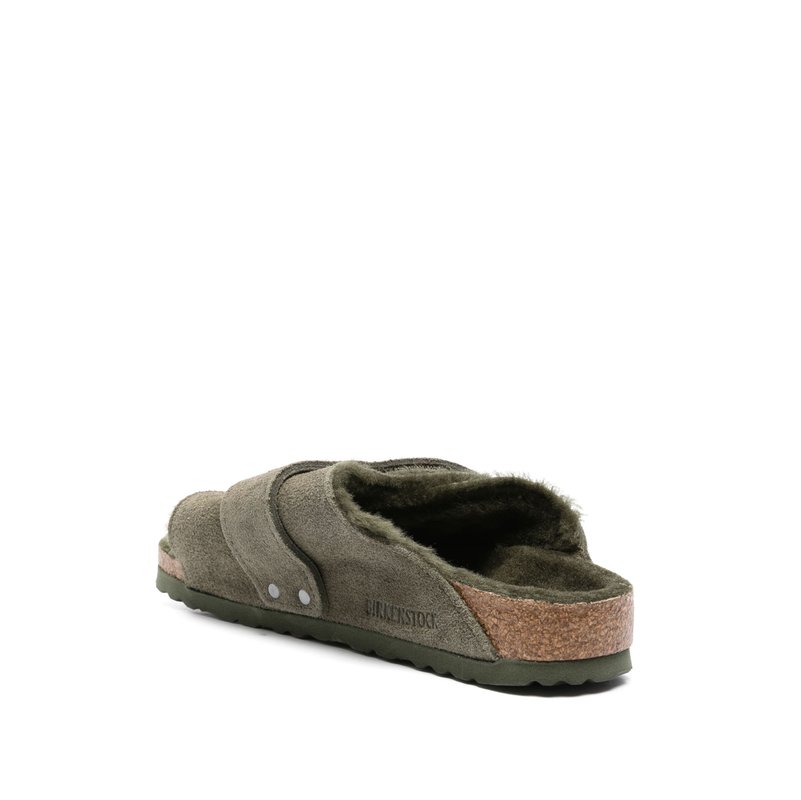 Kyoto Shearling Thyme, Suede Leather/nubuck 1025698 - Birkenstock