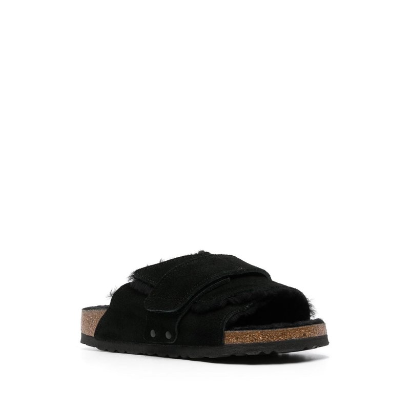 Kyoto Shearling Black, Suede Leather/nubuck 1023229 - Birkenstock