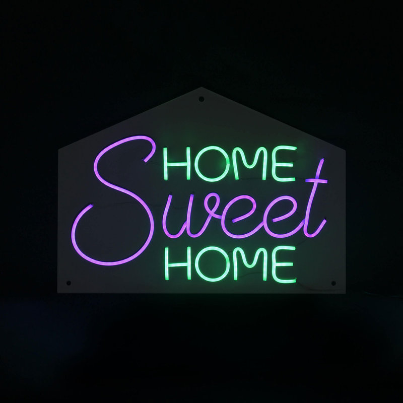 Adm - Insegne Led 'home Sweet Home' - Arte dal mondo - Acquista su Ventis.