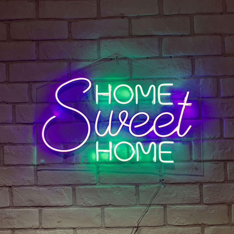 Adm - Insegne Led 'home Sweet Home' - Arte dal mondo - Acquista su Ventis.