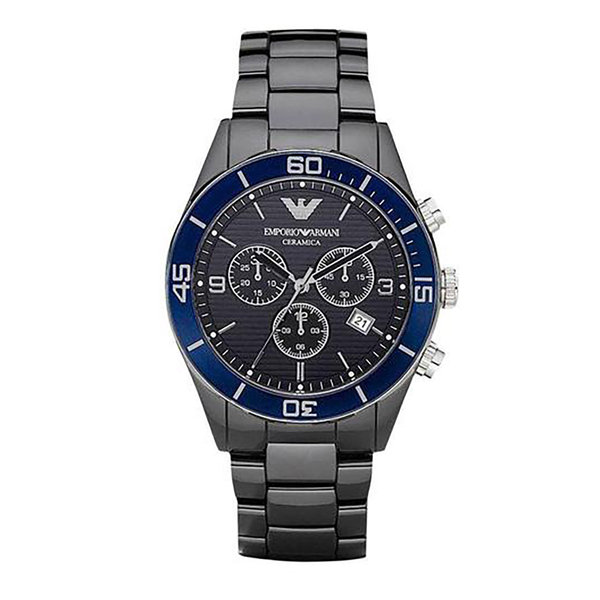 Orologio armani ceramica nero uomo sales