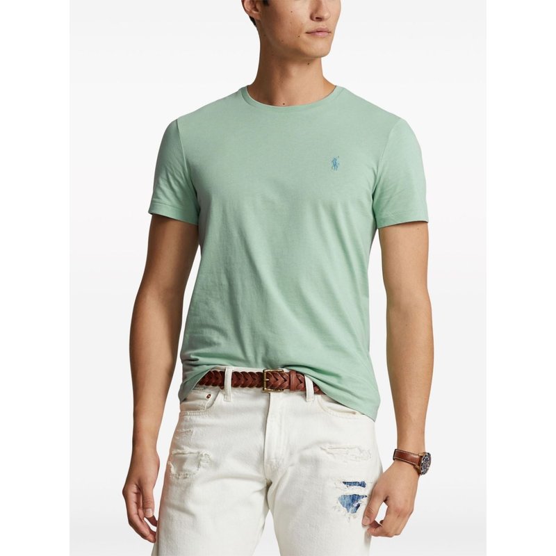 T-shirt POLO RALPH LAUREN Short Sleeve V-Neck T-Shirt Preto de Homem, 710708261006