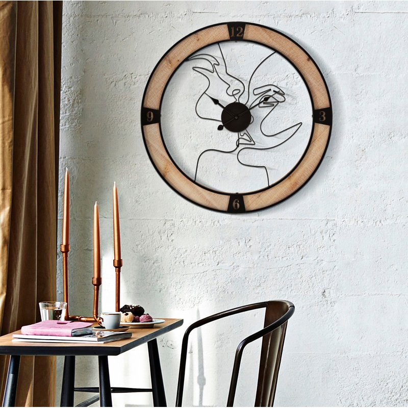 Orologio da muro couple cm 60x3