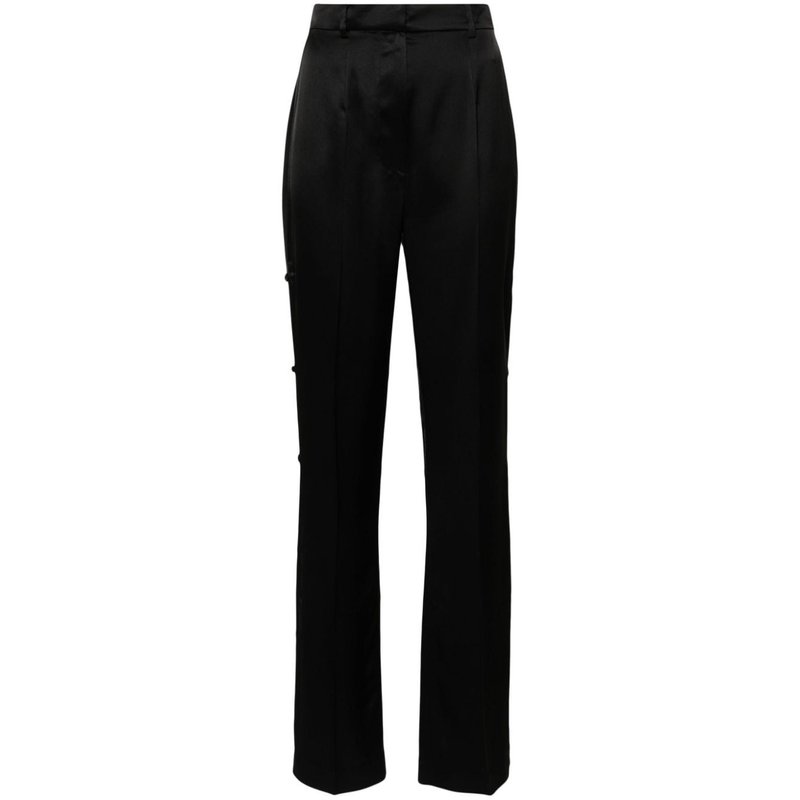 Nanushka Black Felin Trousers