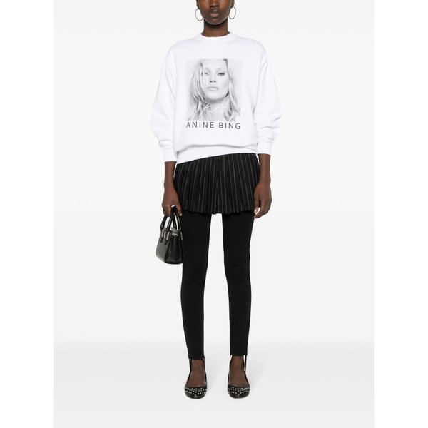 Anine bing ramona sweatshirt white hotsell