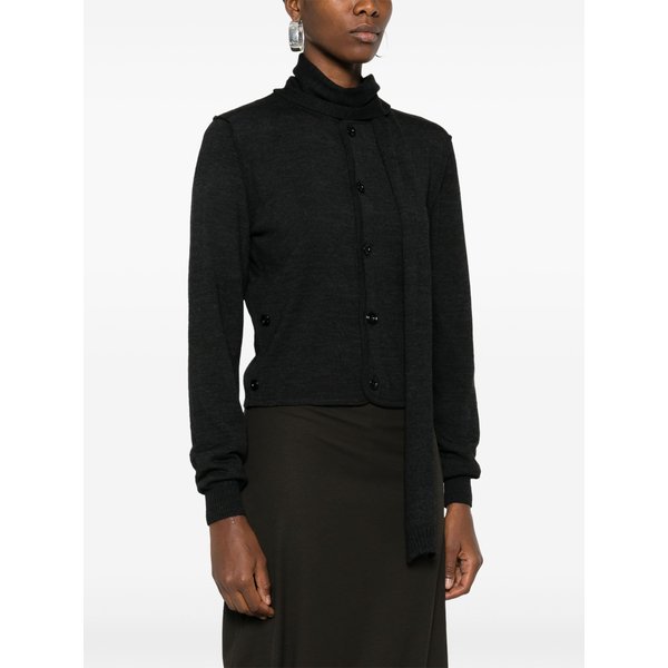 Maglie LEMAIRE Twisted Cardigan With Scarf To1251lk087 di Maglie LEMAIRE Twisted Cardigan With Scarf To1251lk087 di