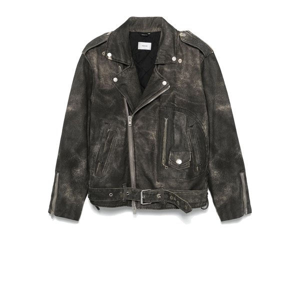 Chiodo Pelle - HEW09112GF160L0866 L0866 Haikure vista0