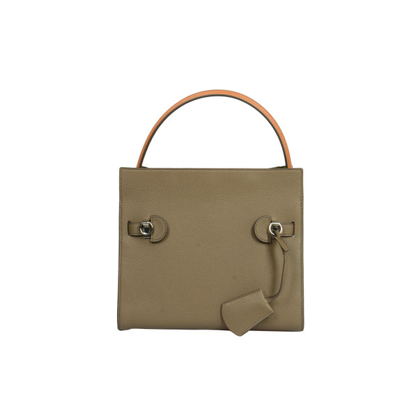 Lee Radziwill Pebbled Color block Small Double Bag Tory Burch Purchase on Ventis