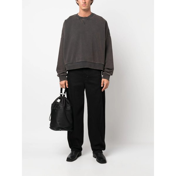 Maglie ENTIRE STUDIOS Box Crew Washed Black of Moda | Ventis Maglie ENTIRE STUDIOS Box Crew Washed Black of Moda | Ventis