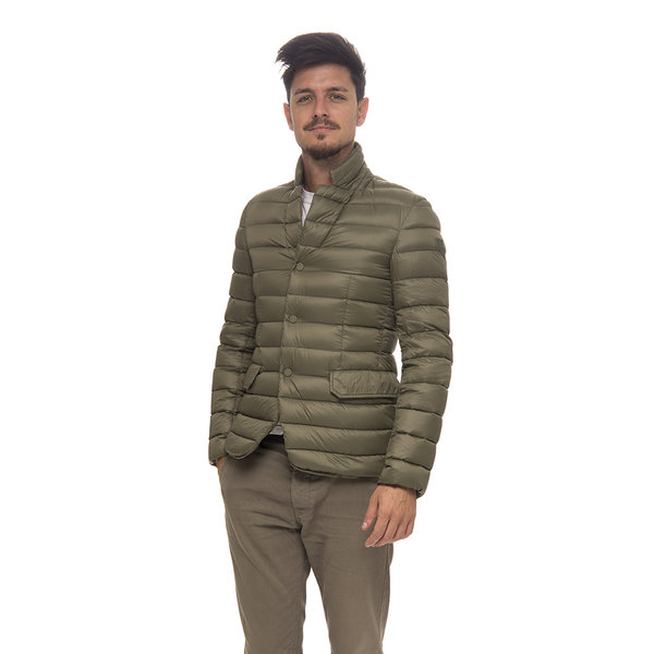 Piumino uomo 313 Tre uno Tre leggero verde